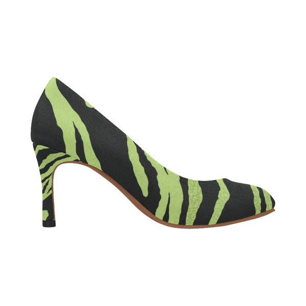 Green_Tiger Women's High Heels (Model 048)