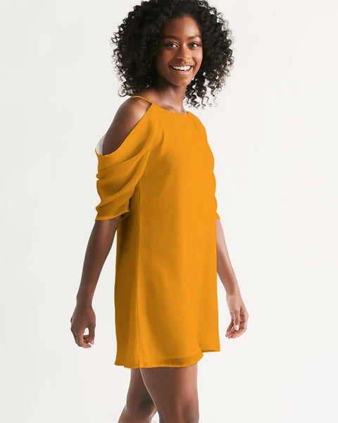 Tayrona Women's Open Shoulder A-Line Dress