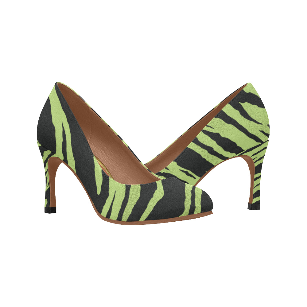 Green_Tiger Women's High Heels (Model 048)