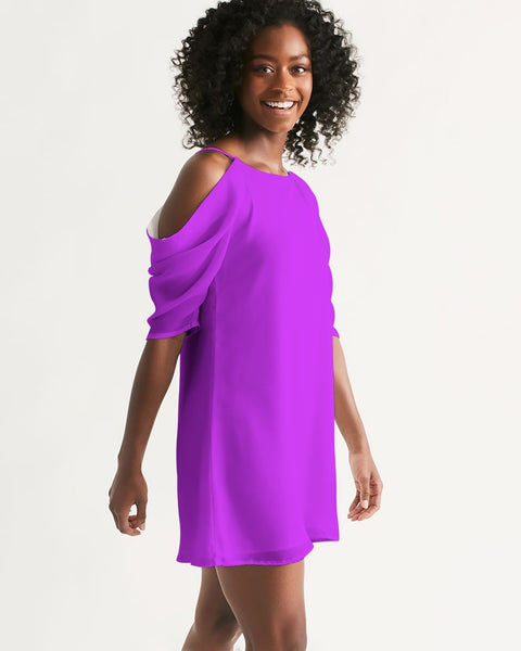 Tayrona Women's Open Shoulder A-Line Dress