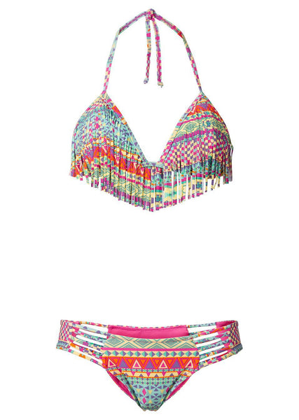 Tayrona European Style Tassel Tether Bikini