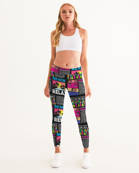 Tayrona Beach Pattern Relax Women's Yoga Pants