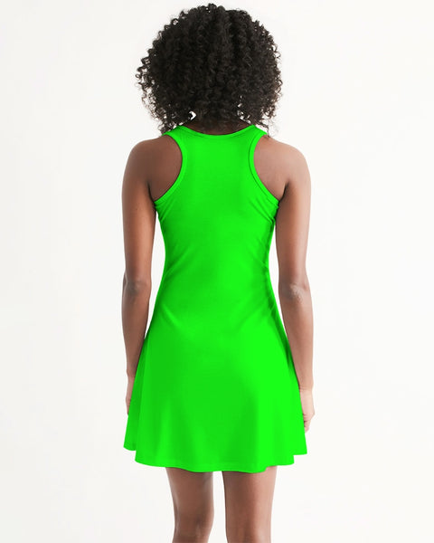 Tayrona Lime Green Women's Racerback Dress