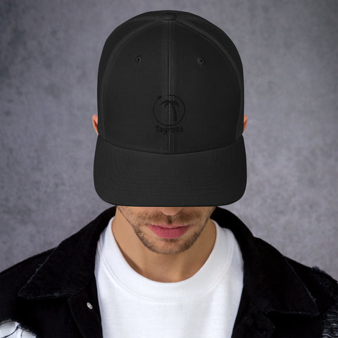 Tayrona Black Logo Trucker Cap