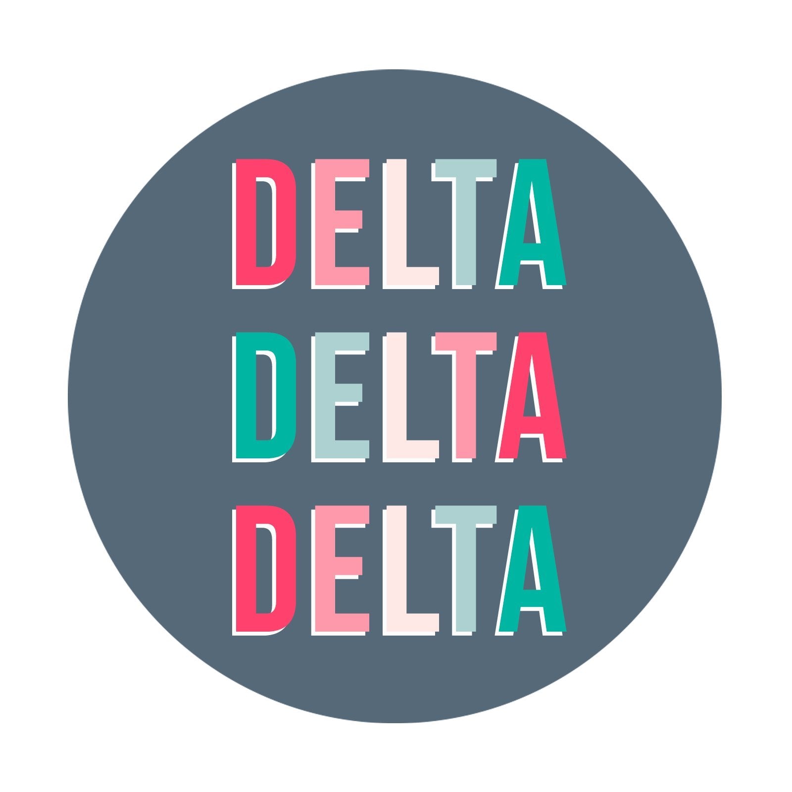 big little reveal joggers sorority sweatpants Delta Delta Delta rush shirts sorority gifts Tri Delta bid day sorority recruitment
