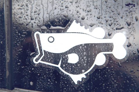 Calcomanía de bajo gordo en camión