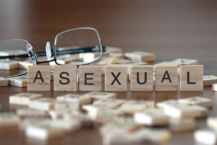 Asexual word on scrabble, Asexuality