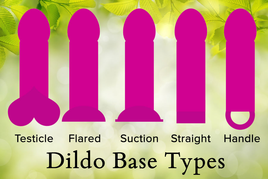 Diagram of Dildo Base Types