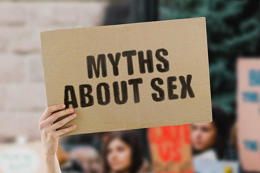cardboard sign, Myths About Sex
