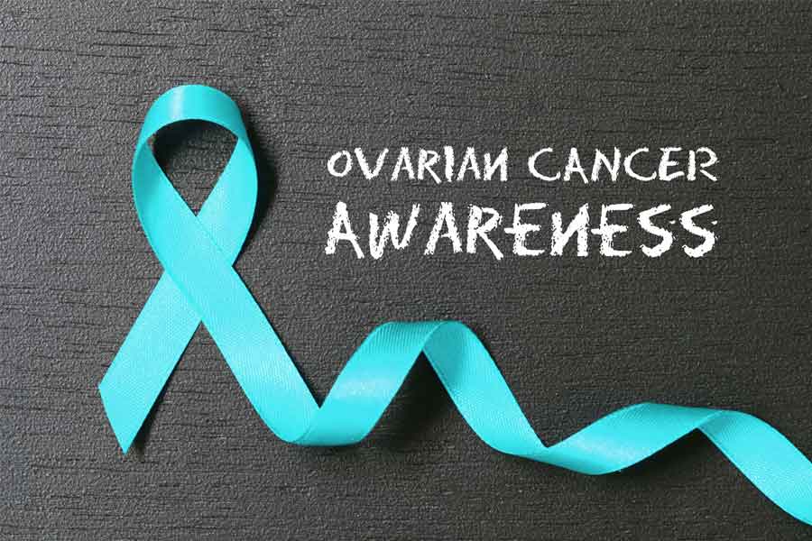 Ovarian Cancer Ribbon