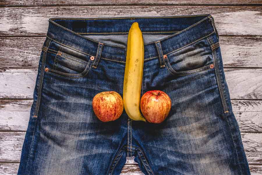 Banana, two apples, phallic, Penis Enlargement Product Warnings