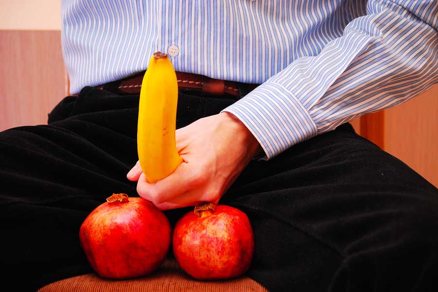 Banana, Pomegranates, Male Masturbation Tips