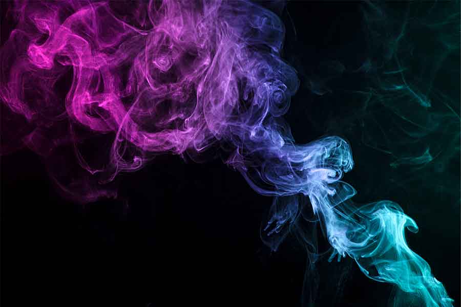 Colored Smoke, Smoking, Vaping & Sex