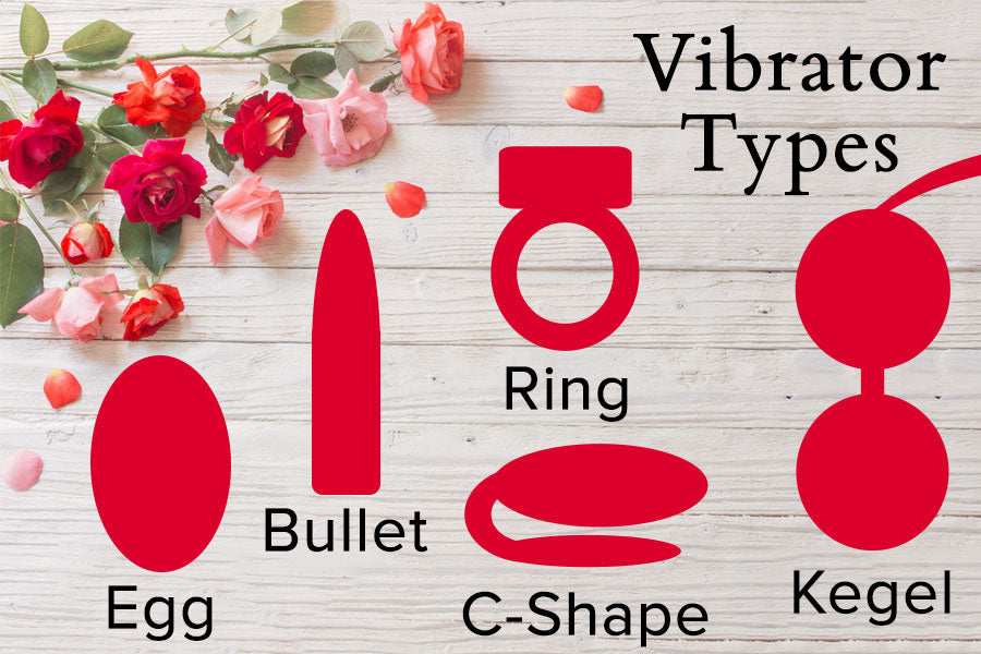 Diagram of Vibrator Styles & Types