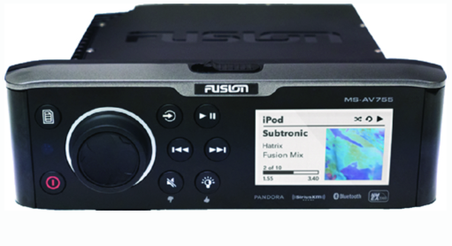 Fusion Msav 755 Marine Stereo With Dvd Cd Player Fatboy Boat Supplies