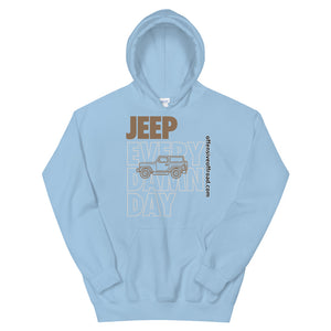 moniquetoohey Jeep Every Damn Day Unisex Hoodie