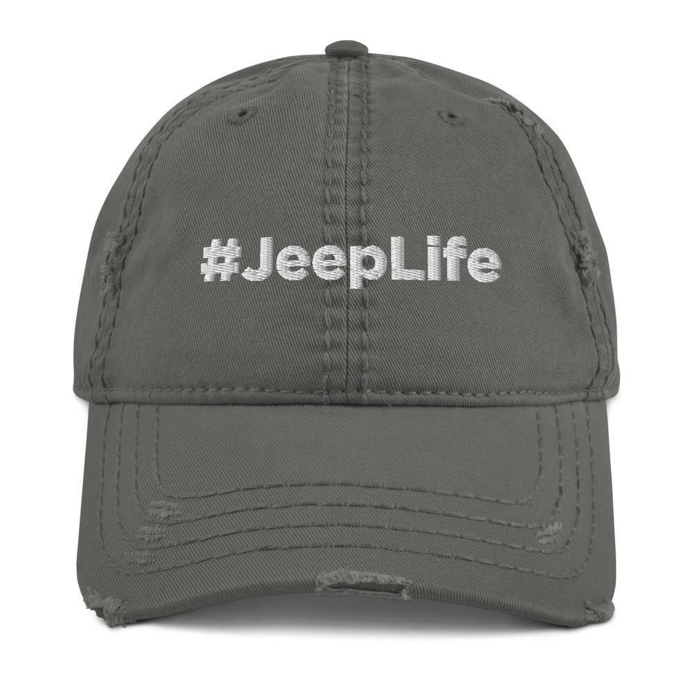 moniquetoohey Jeep Life Distressed Hat