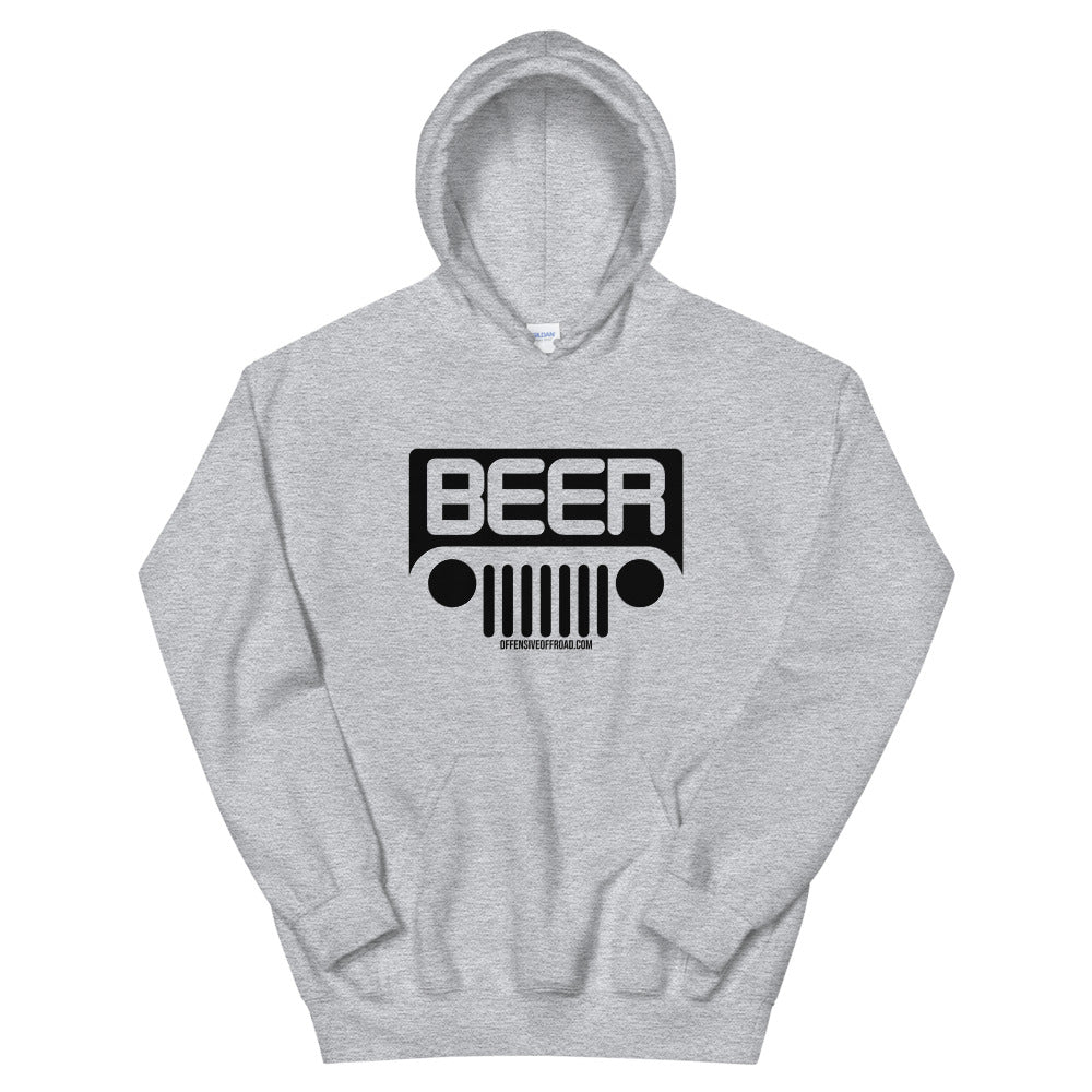 moniquetoohey Jeeps and Beer Unisex Hoodie