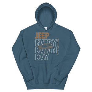 moniquetoohey Jeep Every Damn Day Unisex Hoodie