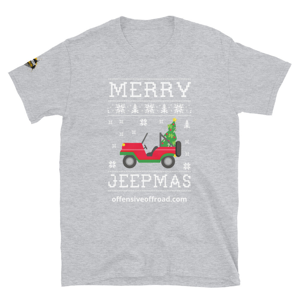 moniquetoohey Merry Jeepmas Unisex Short-Sleeve T-Shirt