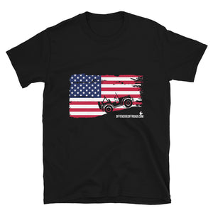 moniquetoohey Jeep Flag Unisex Short-Sleeve T-Shirt