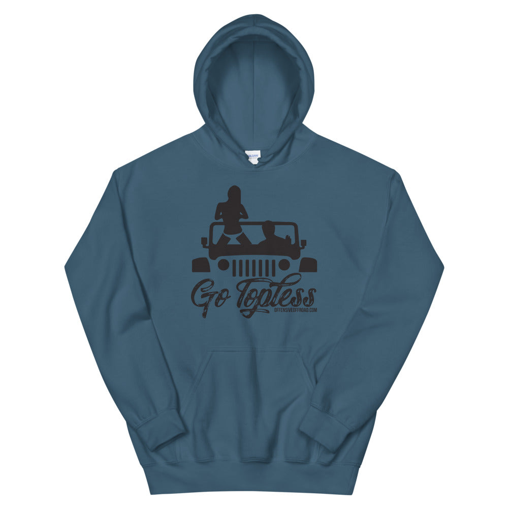 moniquetoohey Go Topless Unisex Hoodie