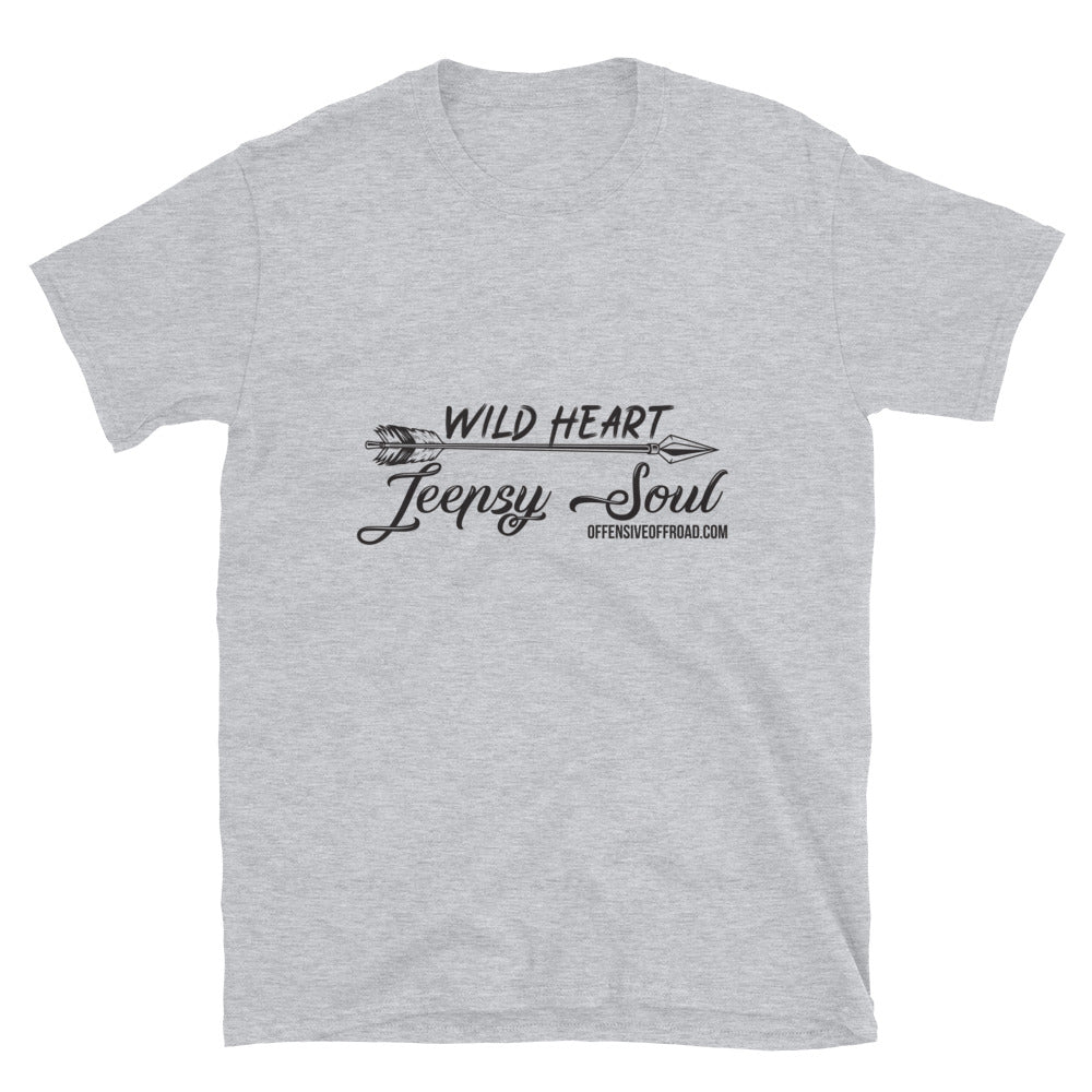moniquetoohey Wild Heart Jeepsy Soul Unisex Short-Sleeve T-Shirt