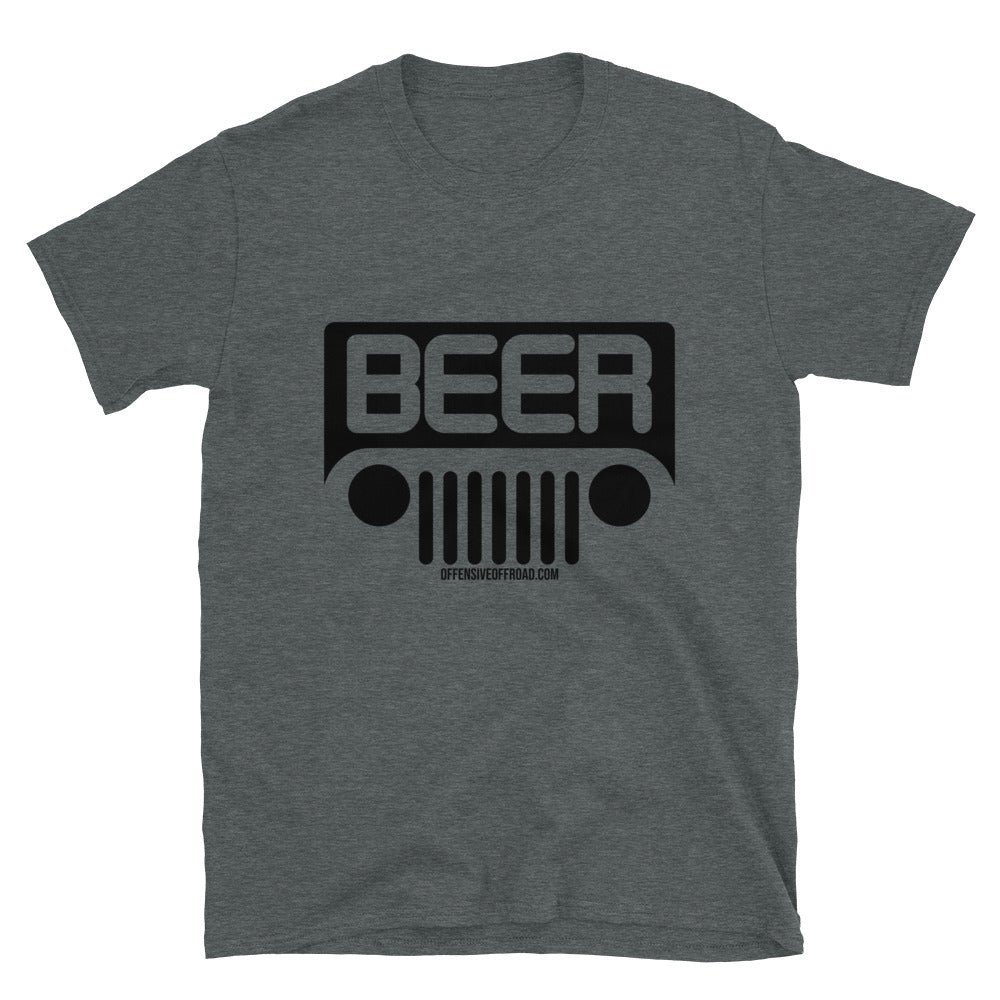 moniquetoohey Jeeps and Beer Unisex Short-Sleeve T-Shirt