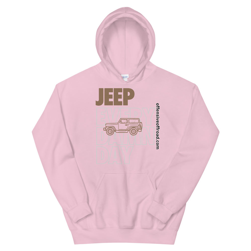 moniquetoohey Jeep Every Damn Day Unisex Hoodie