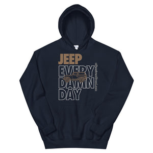 moniquetoohey Jeep Every Damn Day Unisex Hoodie