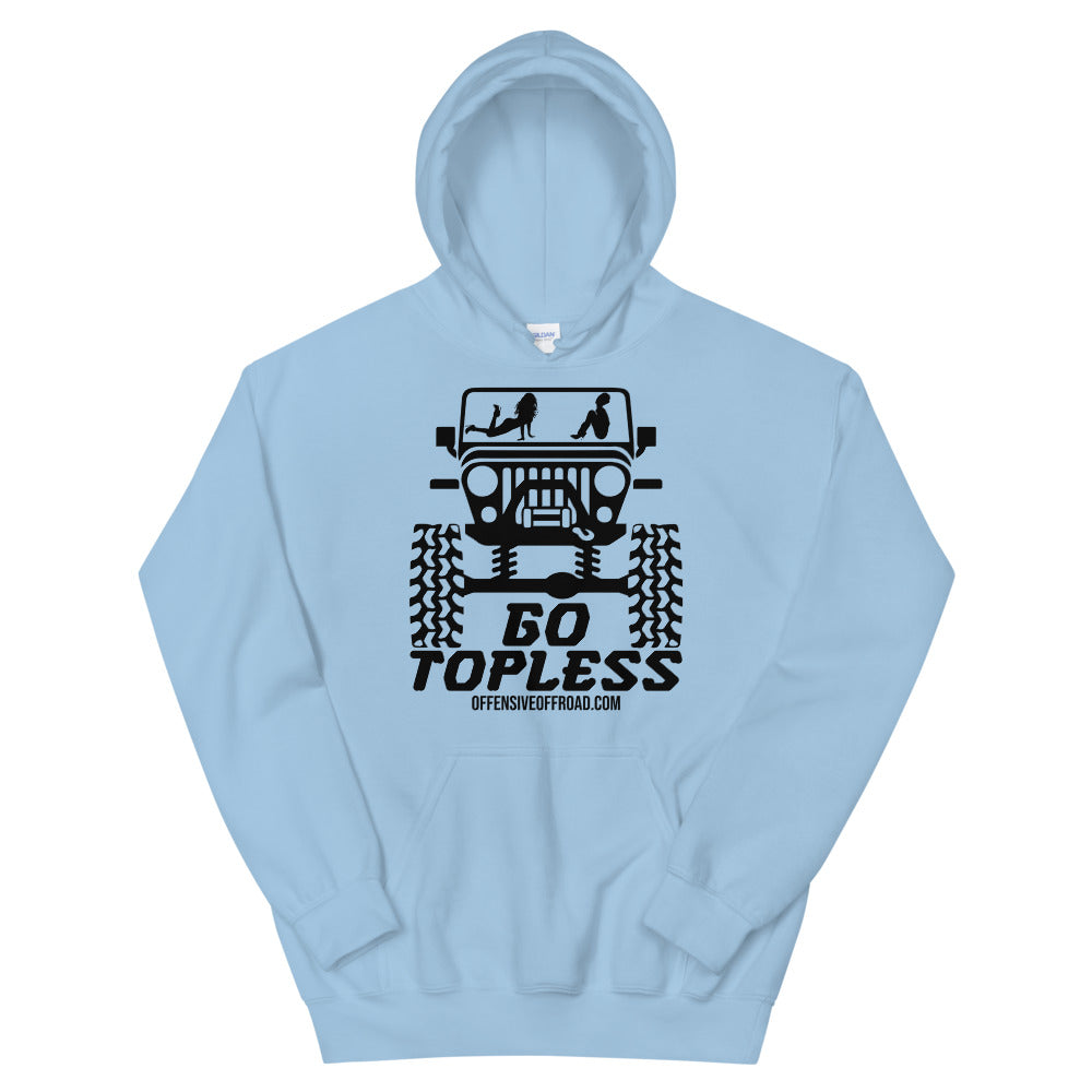 moniquetoohey Go Topless Unisex Hoodie