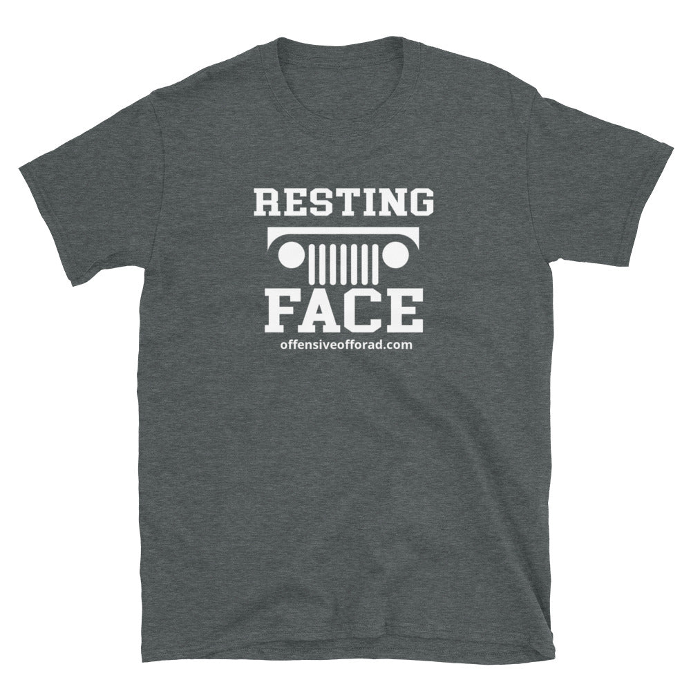 moniquetoohey Resting Jeep Face Unisex Short-Sleeve T-Shirt