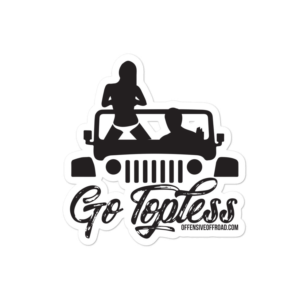 moniquetoohey Go Topless Decal