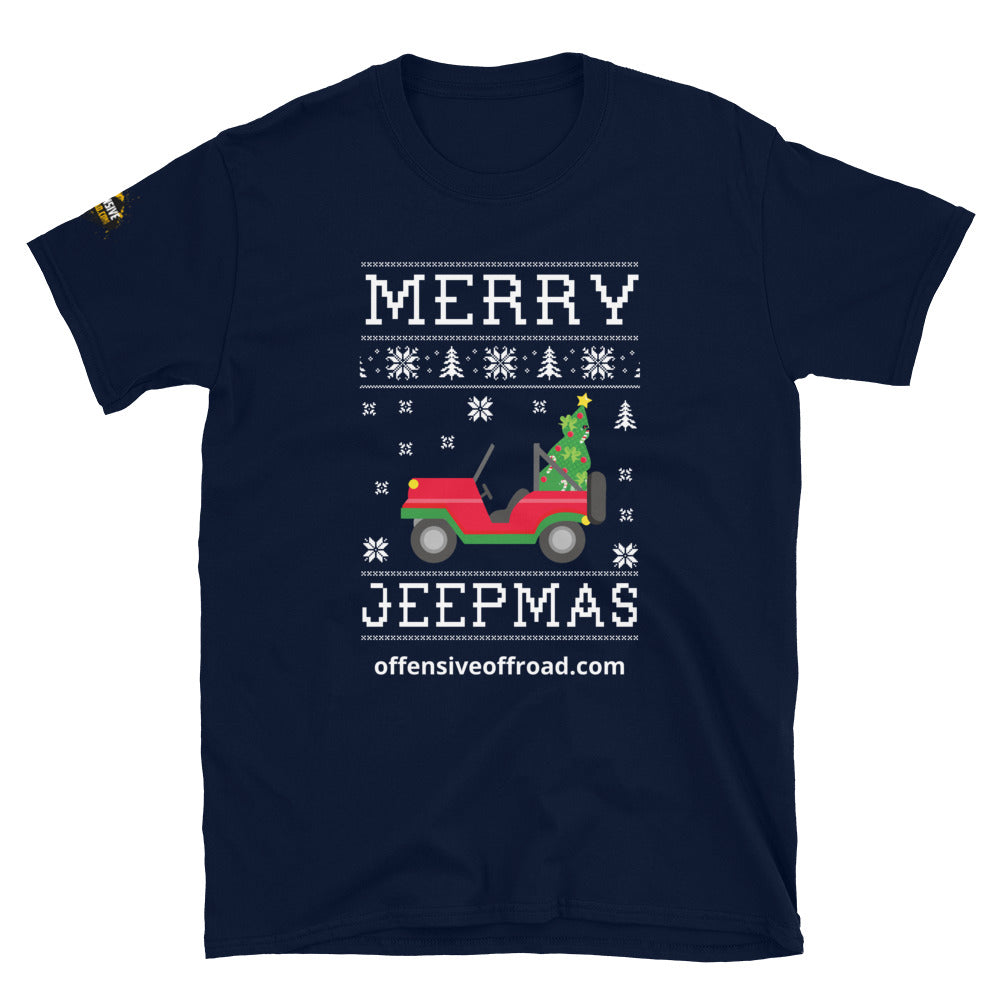 moniquetoohey Merry Jeepmas Unisex Short-Sleeve T-Shirt