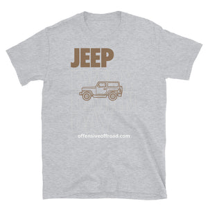moniquetoohey Jeep Every Damn Day Unisex Short-Sleeve T-Shirt