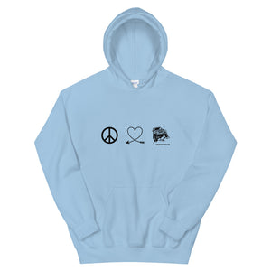 moniquetoohey Peace Love Jeep Unisex Hoodie