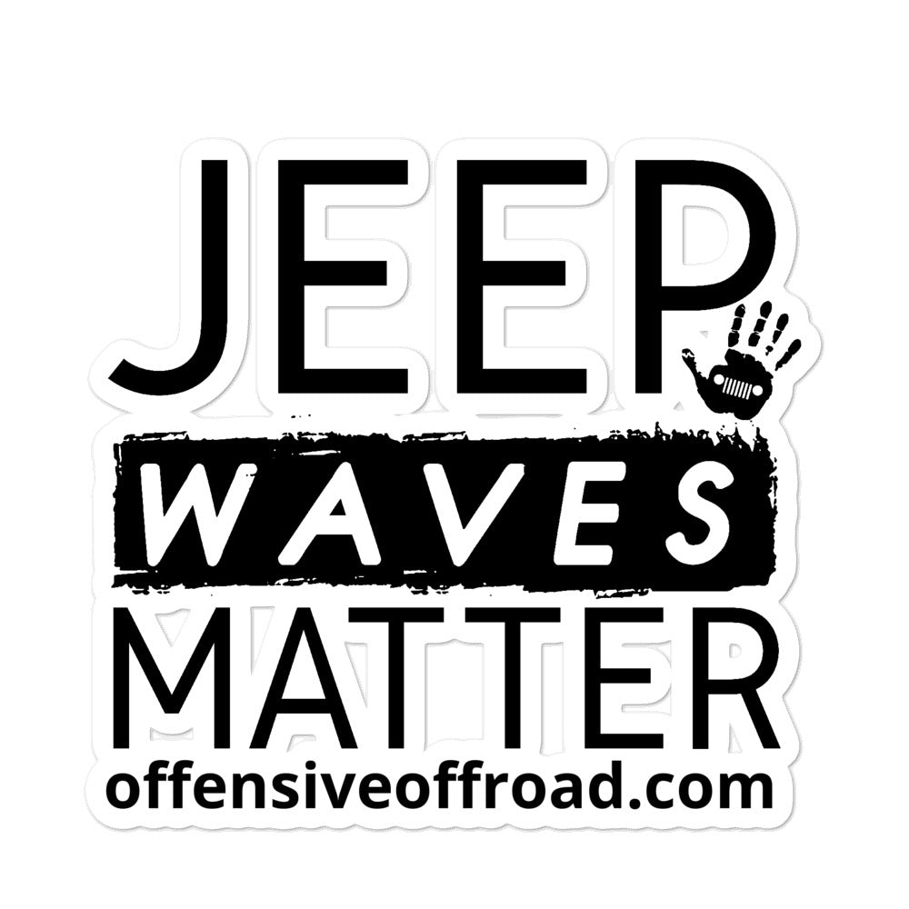 moniquetoohey Jeep Waves Matter Decal