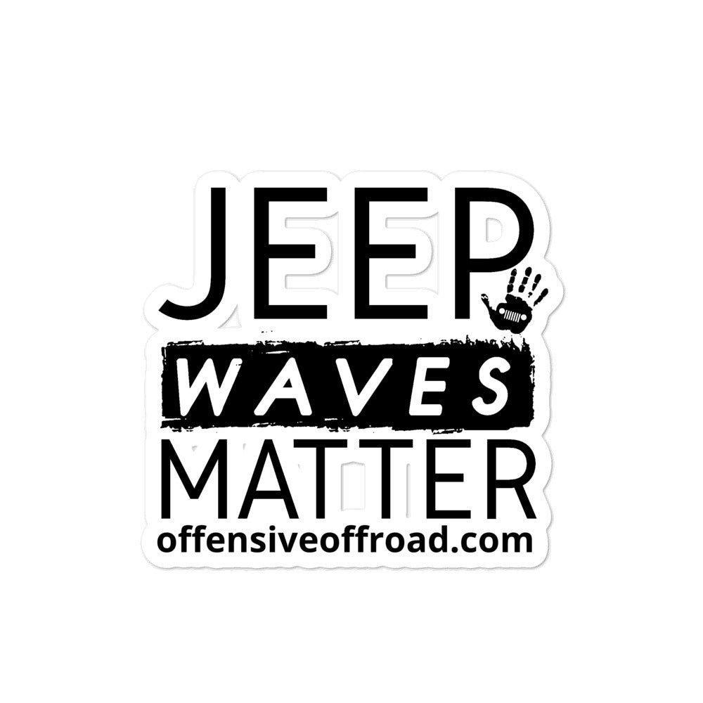 moniquetoohey Jeep Waves Matter Decal