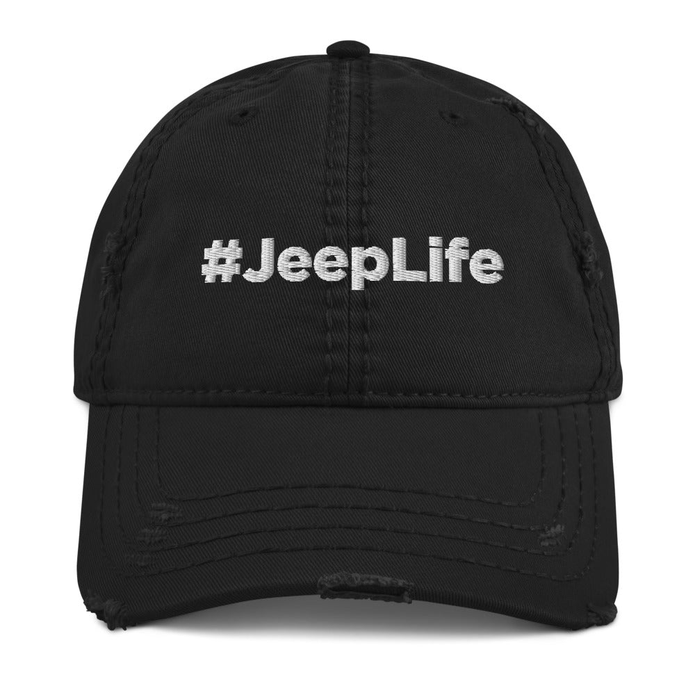 moniquetoohey Jeep Life Distressed Hat