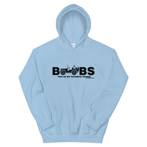 moniquetoohey Jeeps & Boobs Two Of My Favorite Things Unisex Hoodie