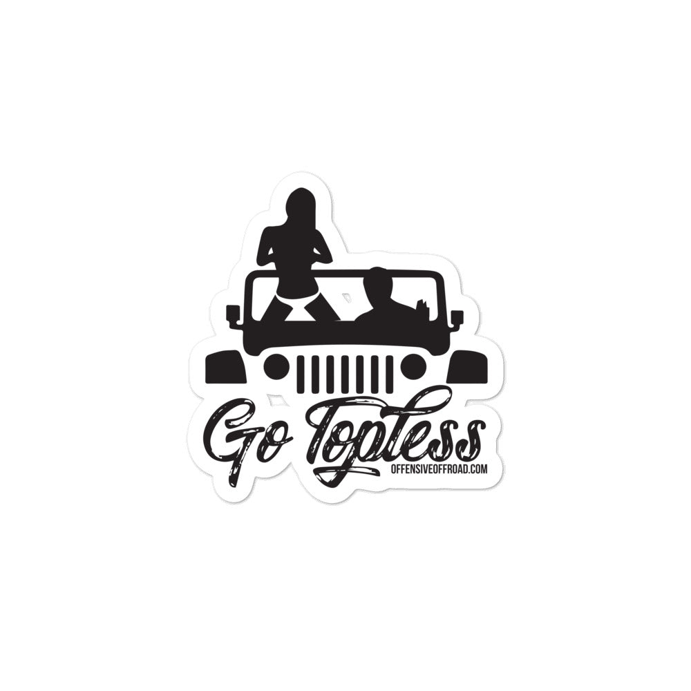 moniquetoohey Go Topless Decal