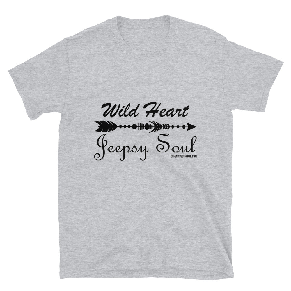 moniquetoohey Wild Heart Jeepsy Soul Unisex Short-Sleeve T-Shirt