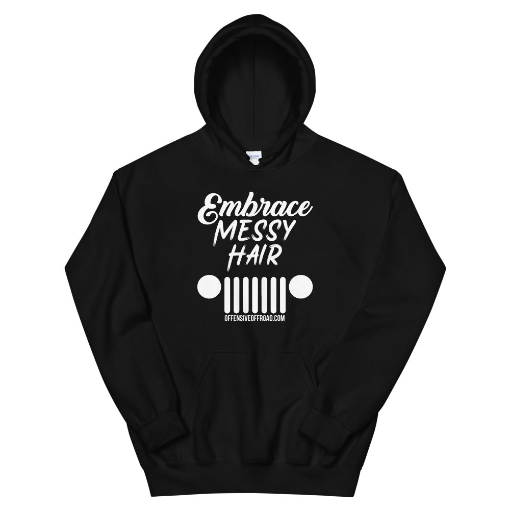 moniquetoohey Embrace Messy Hair Unisex Hoodie