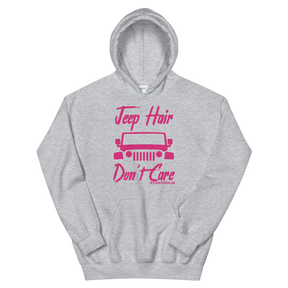 moniquetoohey Jeep Hair Don't Care Unisex Hoodie