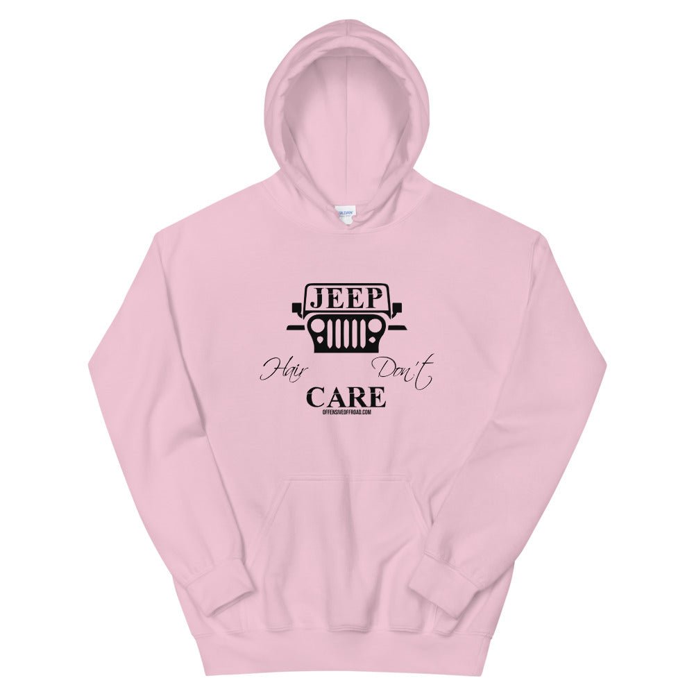 moniquetoohey Jeep Hair Don't Care Unisex Hoodie