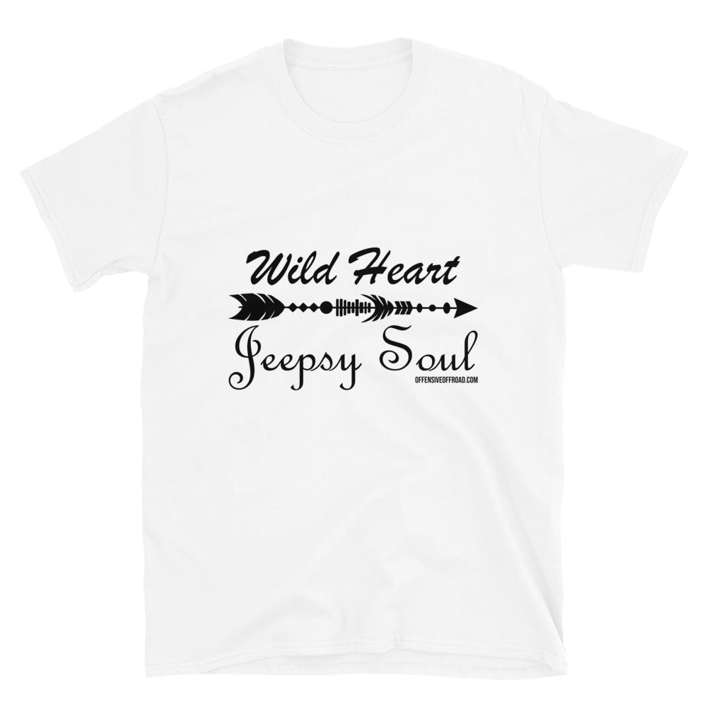 moniquetoohey Wild Heart Jeepsy Soul Unisex Short-Sleeve T-Shirt