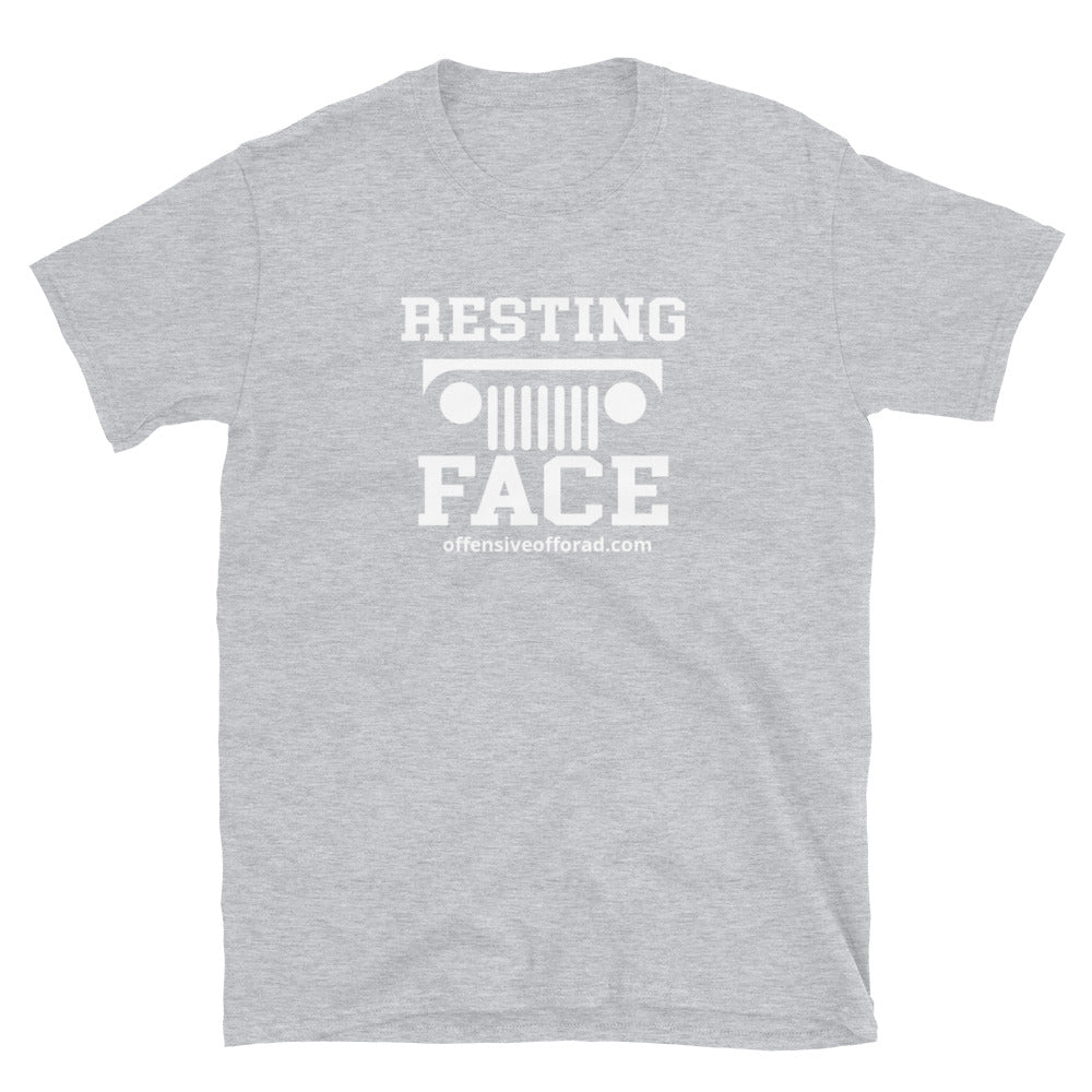 moniquetoohey Resting Jeep Face Unisex Short-Sleeve T-Shirt