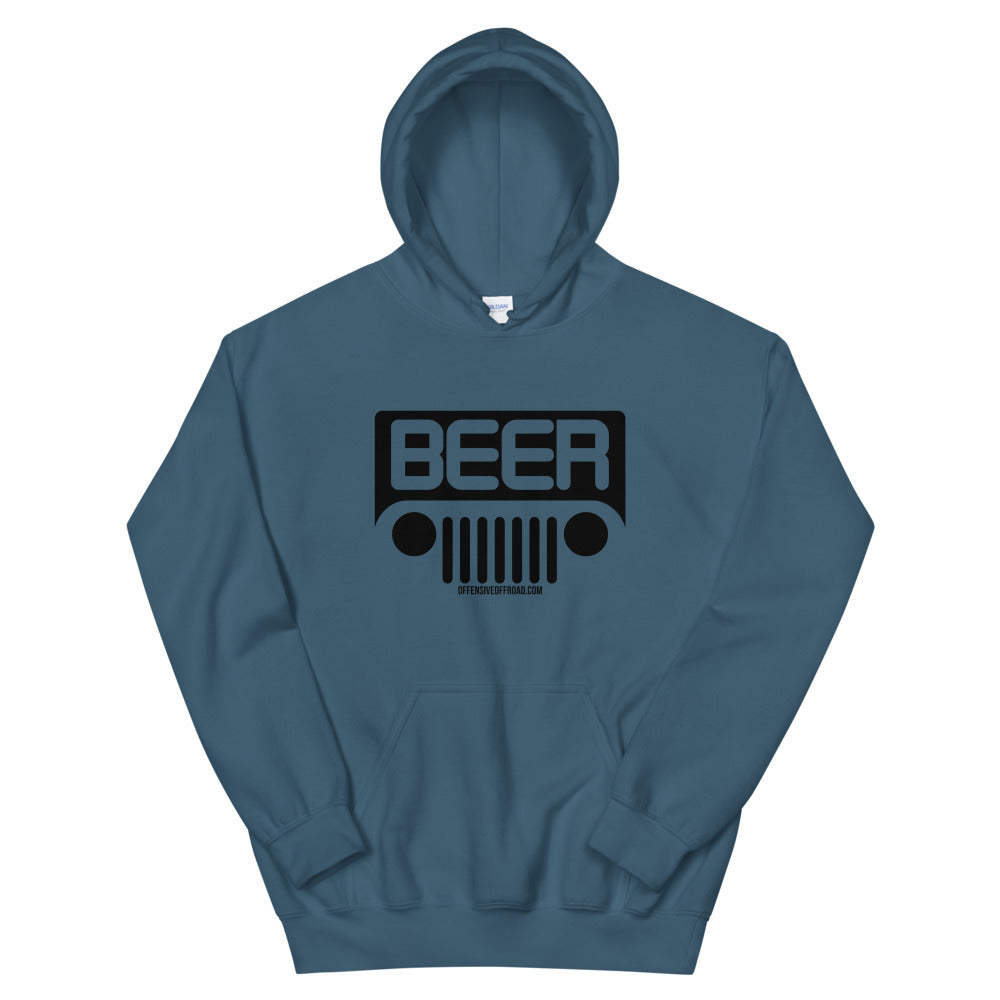 moniquetoohey Jeeps and Beer Unisex Hoodie