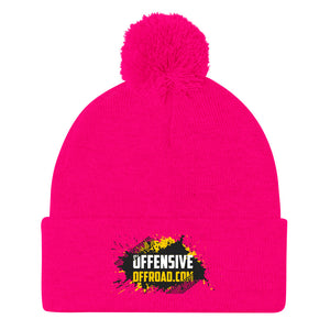 moniquetoohey Tread Pom-Pom Beanie