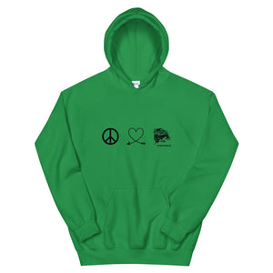 moniquetoohey Peace Love Jeep Unisex Hoodie